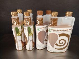 Sample containers for liquid natural snail slime Mucus Pro class for Mucus Pro franchisees