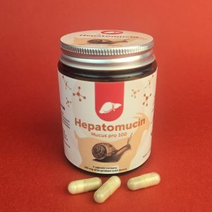 Hepatomucin is a hepatoprotector obtained from snail mucus and milk.