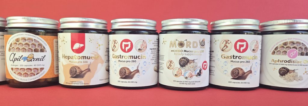 Nutraceuticals derived from snails and snail slime for health, beauty, and longevity.